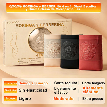 Tienda Oficial de la Marca | 💎 BQODQO® 2026 Moringa & Berberina 4-en-1 Pantalones Esculpe y Quema Grasa con Micro-Partículas
